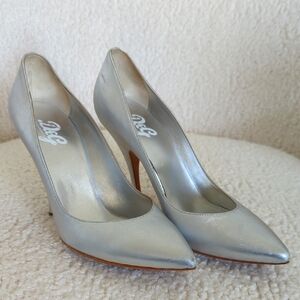 Dolce & Gabbana Silver Metallic Women's Heels